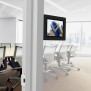 Removable Fixed Glass Mount - Samsung Galaxy Tab A8 10.5 - Black [Isometric View]