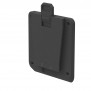 VESA 100 / Wall VidaMount® EZ ChargeDOCK™ - Male Part - Black [Back Isometric View]