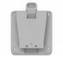 VESA 100 / Wall VidaMount® EZ ChargeDOCK™ - Male Part - Light Grey [Back View]