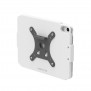 Tilting VESA Wall Mount - Generic Tablet - White [Back Isometric View]