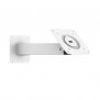 9-inch tall - 360 Rotating & Tilting Mounting Bracket - Wall Mount Orientation [Front Iso View] - White