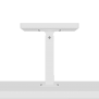 360 Rotate & Tilt Surface Mount - Microsoft Surface Pro 9 - White [Side View Horizontal]