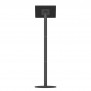 Enclosed Microsoft Surface Pro 12 Fixed Floor Stand [Rear Ortho View] - Black