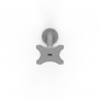 On-Surface Mounting Detail | Flexible Desk / Table Mount [Top View] - Light Grey