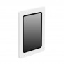 Enclosed Samsung Galaxy Tab A11+ 11" VESA Enclosure [Vertical Front Iso View]  - White