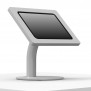 Fixed Enclosed Microsoft Surface Pro 12 Desk / Table Stand [Front Iso View] - Light Grey