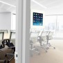Removable Tilting Glass Mount - iPad Air 1 & 2, 9.7-inch iPad Pro - White [Isometric View]