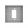 Fixed Tilted Vesa Wall / Surface Mount - 15° angle - Light Grey [Wall - Wall Plate]