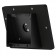 Fixed Tilted 15° Wall Mount - iPad Mini 1, 2, & 3 - Black [Back Isometric View]
