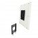 Permanent Fixed Glass Mount - 12.9-inch iPad Pro - White [Assembly View 1