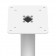 Fixed VESA Floor Stand - White [Full Side View]