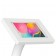 Fixed VESA Floor Stand - Samsung Galaxy Tab A 8.0 (2019) - White [Tablet Front Isometric View]