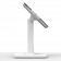 Portable 360 Rotating & Tilting OpenVESA 13" iPad Air (M2, M3) Stand at 45º Tilt Forward [Side Ortho View] - White