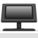Portable 360 Rotating & Tilting Enclosed iPad Air 1, Air 2, Pro 9.7, & iPad 9.7 (5th / 6th Gen) Stand [Front Ortho View] - Black