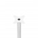 Fixed VESA Floor Stand - White [Full Side View]