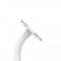 Fixed VESA Floor Stand - Open Samsung Galaxy Tab S10+ Plus 12.4" - White [Tablet Side View]