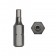 Tamper Resistant Pin-in-Socket Hex Bit - M4