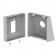 Fixed Tilted Vesa Wall / Surface Mount - 15° angle - Light Grey [Wall - Split]