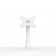 Flexible Desk / Table Mounting Bracket [Front Ortho View] - White