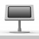 Flexible Enclosed Samsung Galaxy Tab A11+ 11" Desk / Table Stand [Front Ortho View] - Light Grey