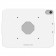 OpenVESA Samsung Galaxy Tab S10+ Plus 12.4" Enclosure [Rear Ortho View] - White