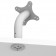 Behind-the-Surface Mounting Detail | Fixed Desk / Table Mounting Bracket [Bottom Iso View] - White