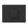 Disassembled View | Enclosed iPad 2, 3 & 4 Casing Off the Wall [Rear Ortho View] - Black