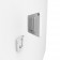 Disassembled View | OpenVESA Samsung Galaxy Tab A11 8.7" ChargeDOCK Wall Mount [Behind-the-tablet View] - White