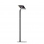 Fixed VESA Floor Stand - iPad Mini 1, 2 & 3 - Light Grey [Full Front Isometric View]