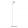 Fixed VESA Floor Stand - White [Full Back Iso View]
