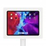 Fixed VESA Floor Stand - 12.9-inch iPad Pro 4th & 5th Gen - White [Tablet Front 45 Degrees]