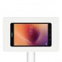Fixed VESA Floor Stand - Samsung Galaxy Tab A 8.0 (2017) - White [Tablet Front 45 Degrees]