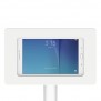 Fixed VESA Floor Stand - Samsung Galaxy Tab E 8.0 - White [Tablet Front 45 Degrees]