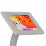 Fixed VESA Floor Stand - 10.2-inch iPad 7th Gen - Light Grey [Tablet Front Isometric View]