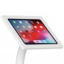 Fixed VESA Floor Stand - 12.9-inch iPad Pro 3rd Gen- White [Tablet Front Isometric View]
