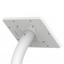 Fixed VESA Floor Stand - iPad Mini 4 - White [Tablet Back Isometric View]