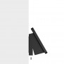 Fixed Tilted 15° Wall Mount - iPad Mini 1, 2, & 3 - Black [Side Assembly View 3]