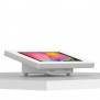 Fixed Tilted 15° Desk / Surface Mount - Samsung Galaxy Tab A 10.1 (2019 version) - White [Front Isometric View]