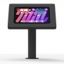 Fixed Desk/Wall Surface Mount - iPad Mini (6th Gen) - Black [Front Isometric View]