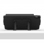 Foldable Kick Stand Open Enclosure 11" iPad (A16) | 10.9" iPad 10th Gen [Back View] - Black