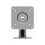 Front Ortho View, 360 Tilting VESA Surface Mount - Silver