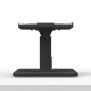 Portable 360 Rotating & Tilting OpenVESA Samsung Galaxy Tab S10+ Plus 12.4" Stand at 90º Tilt Upward [Side Ortho View] - Black
