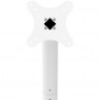 Fixed VESA Floor Stand - VESA Mount Front - White