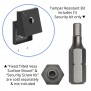 How it works - Tamper Resistant Pin-in-Socket Hex Bit - M2.5