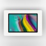 Fixed Tilted 15° Wall Mount - Samsung Galaxy Tab S5e 10.5 - White [Front View]