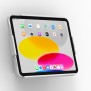 Fixed Tilted 15° Open Wall Mount - 10.9-inch iPad 10th Gen - White [Front Isometric View]