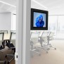 Permanent Fixed Glass Mount - Microsoft Surface Pro 8 - Black [Isometric View]