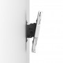 Angled Down | Tilting Open Samsung Galaxy Tab S10+ Plus 12.4" Wall Mount [Side Ortho View] - White