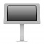 9-inch tall - 360 Rotating & Tilting Enclosed Microsoft Surface Pro 12 Mount [Front Ortho View] - Light Grey
