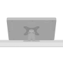 Adjustable Tilt Surface Mount -Microsoft Surface Pro 9 - Light Grey [Back View]